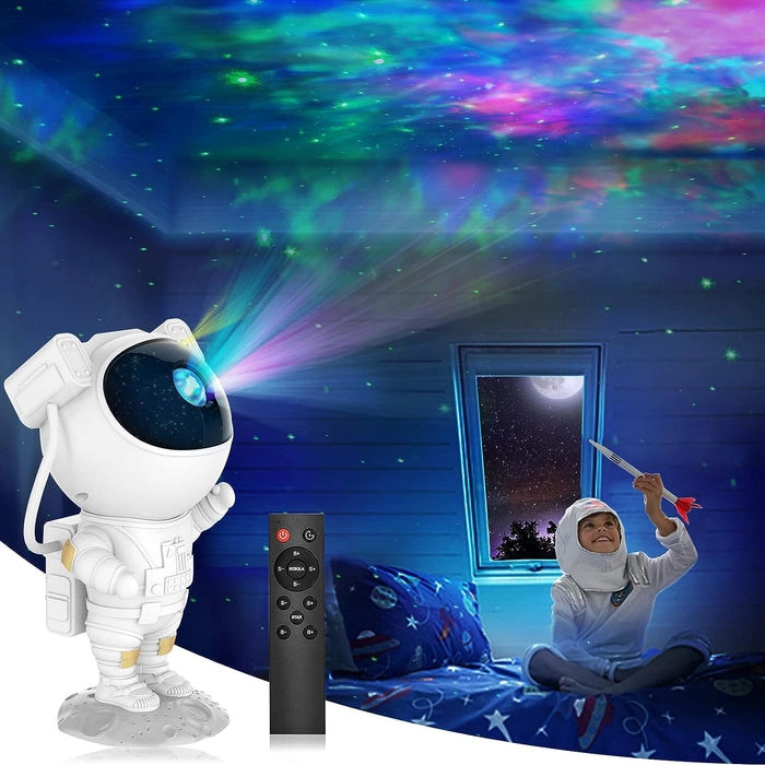 Star Projector Galaxy Night Light Astronaut Space Projector Star Ceiling LED Lamp for kids Bedroom